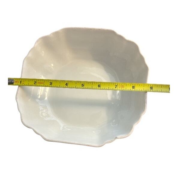 Vintage Haviland & Co Limoges Fluted Handled Serving Bowl - Picture 9 of 10